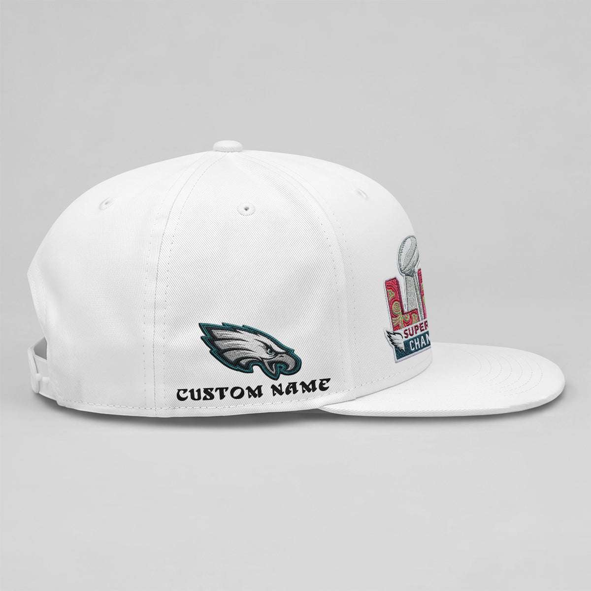 PHI Champions SB LIX Custom Snapback Cap - Embroidered