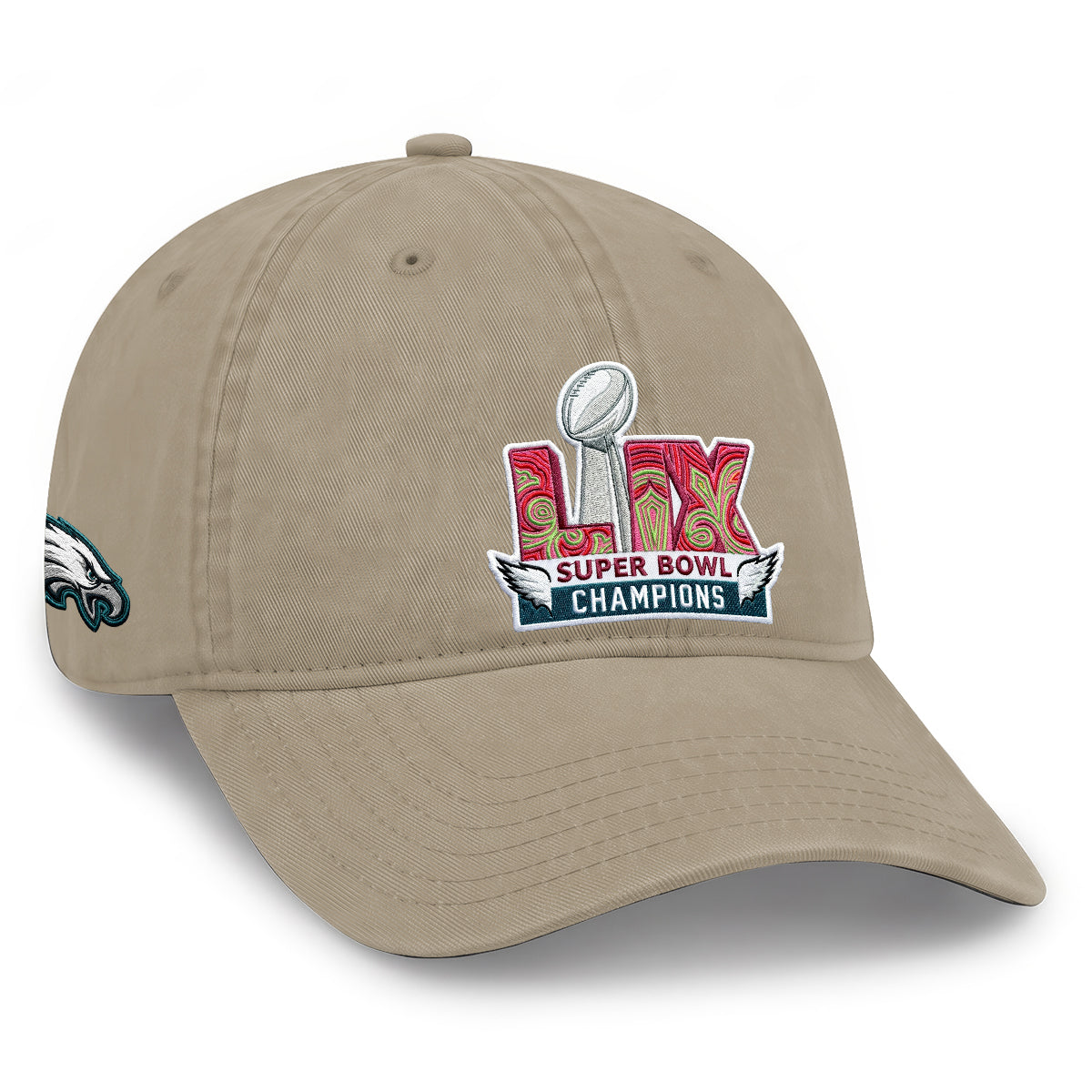 PHI Champions SB LIX Baseball Wash Hat - Embroidered