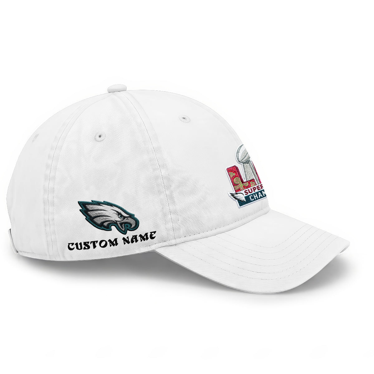 PHI Champions SB LIX Baseball Custom Wash Hat - Embroidered