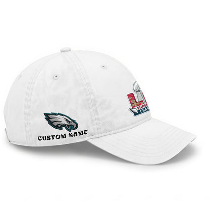 PHI Champions SB LIX Baseball Custom Wash Hat - Embroidered