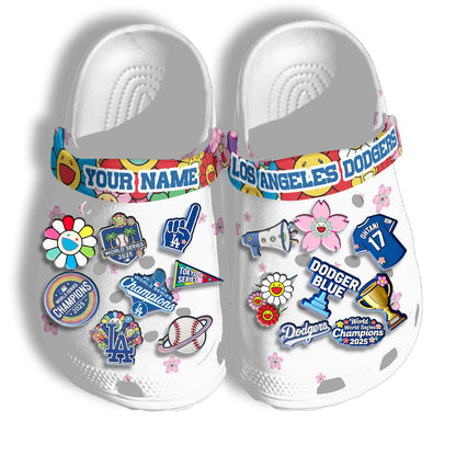 LAD Tokyo Series Clogs - Charms Gift Set - White