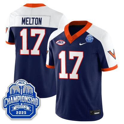 Virginia Football ACC Championship Vapor Limited Jersey - Stitched