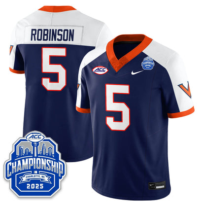 Virginia Football ACC Championship Vapor Limited Jersey - Stitched