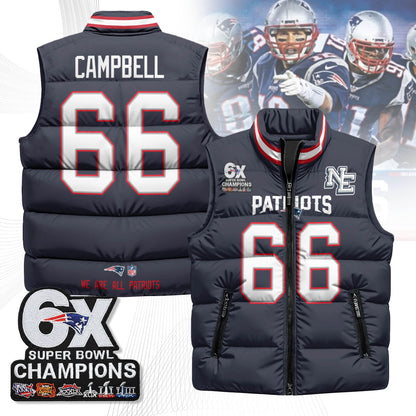 NE 6-Time Champions Unisex Puffer Vest