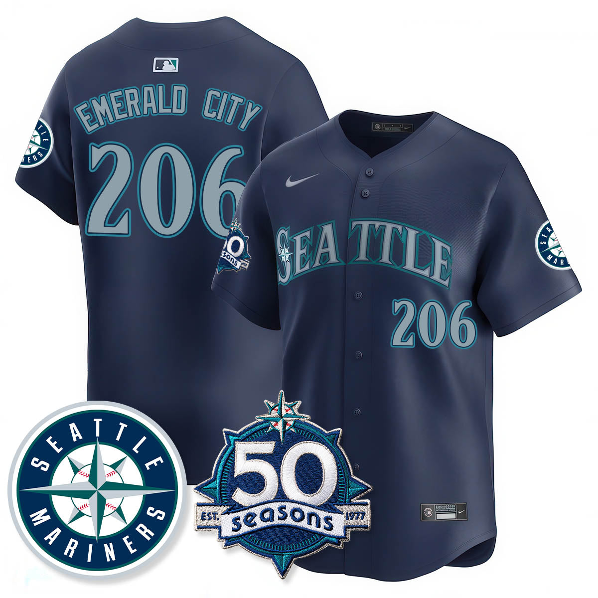 SEA Vapor Premier Limited Jersey - 50th Anniversary - Stitched