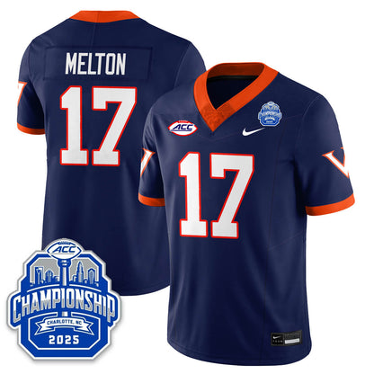 Virginia Football ACC Championship Vapor Limited Jersey - Stitched