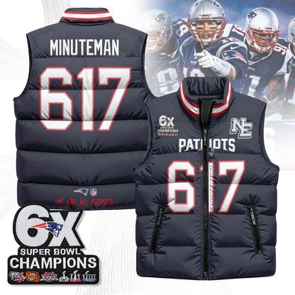 NE 6-Time Champions Unisex Puffer Vest