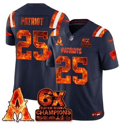 NE x Avatar 3 Fire and Ash Jersey - Stitched