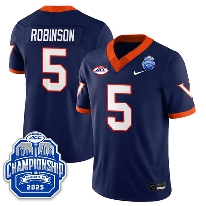 Virginia Football ACC Championship Vapor Limited Jersey - Stitched