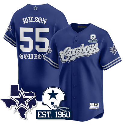 DAL Born x Raised Baseball Jersey - Stitched