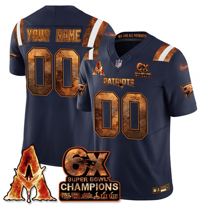 NE x Avatar 3 Fire and Ash Custom Jersey V2 - Stitched