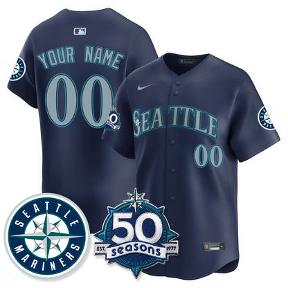 Custom SEA Vapor Premier Limited Jersey - 50th Anniversary - Stitched