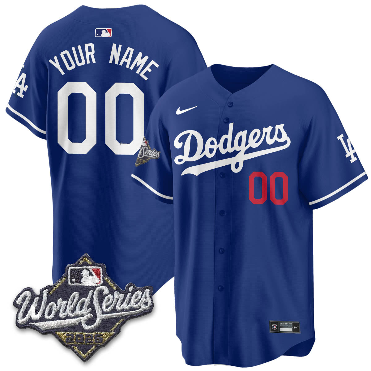 Custom LAD 2025 World Series Jersey - Stitched