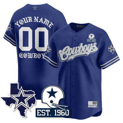DAL Born x Raised Baseball Custom Jersey - Stitched