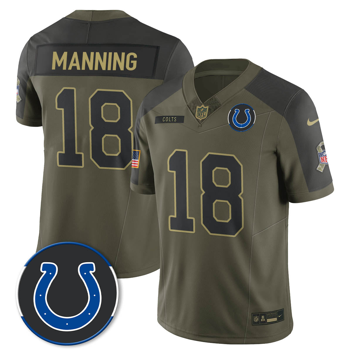 IND 2025 Salute to Service Limited Jersey - Stitched