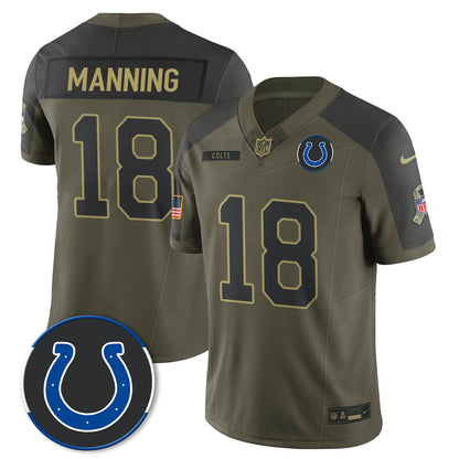 IND 2025 Salute to Service Limited Jersey - Stitched