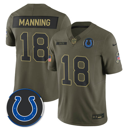 IND 2025 Salute to Service Limited Jersey - Stitched