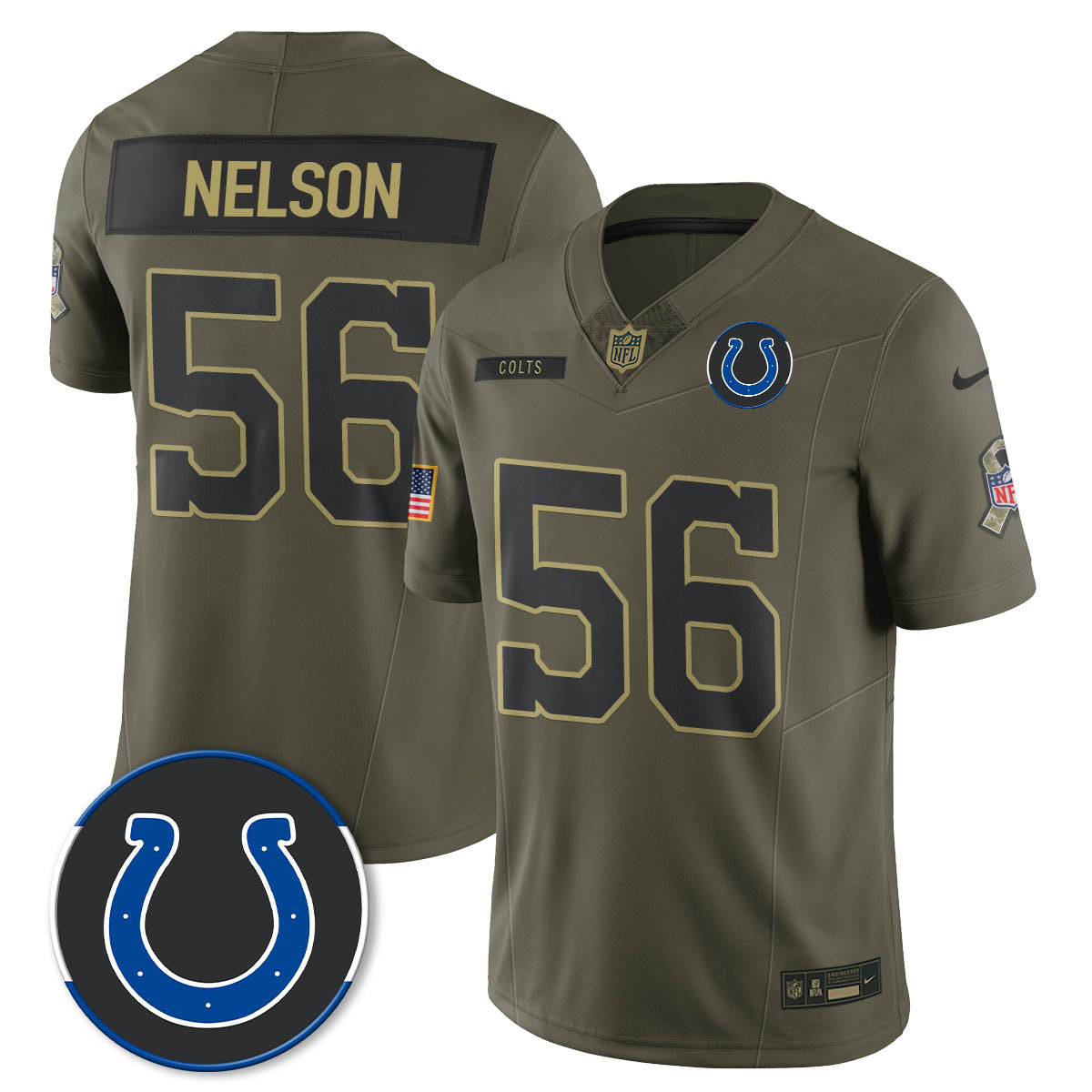 IND 2025 Salute to Service Limited Jersey - Stitched