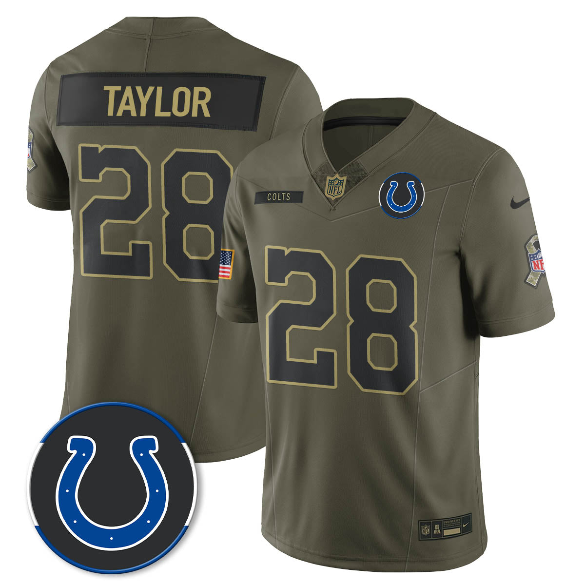 IND 2025 Salute to Service Limited Jersey - Stitched