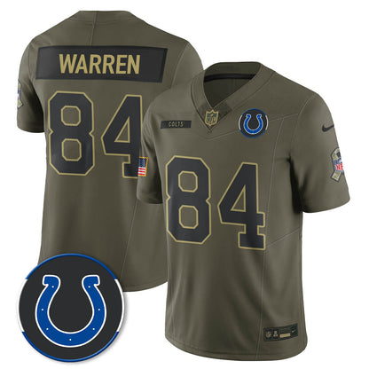 IND 2025 Salute to Service Limited Jersey - Stitched