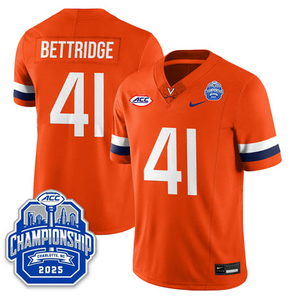 Virginia Football ACC Championship Vapor Limited Jersey - Stitched