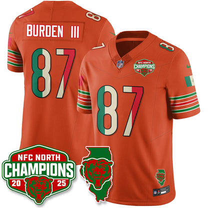 CHI Mexico NFC North Division Champions Vapor Limited Jersey - Stitched