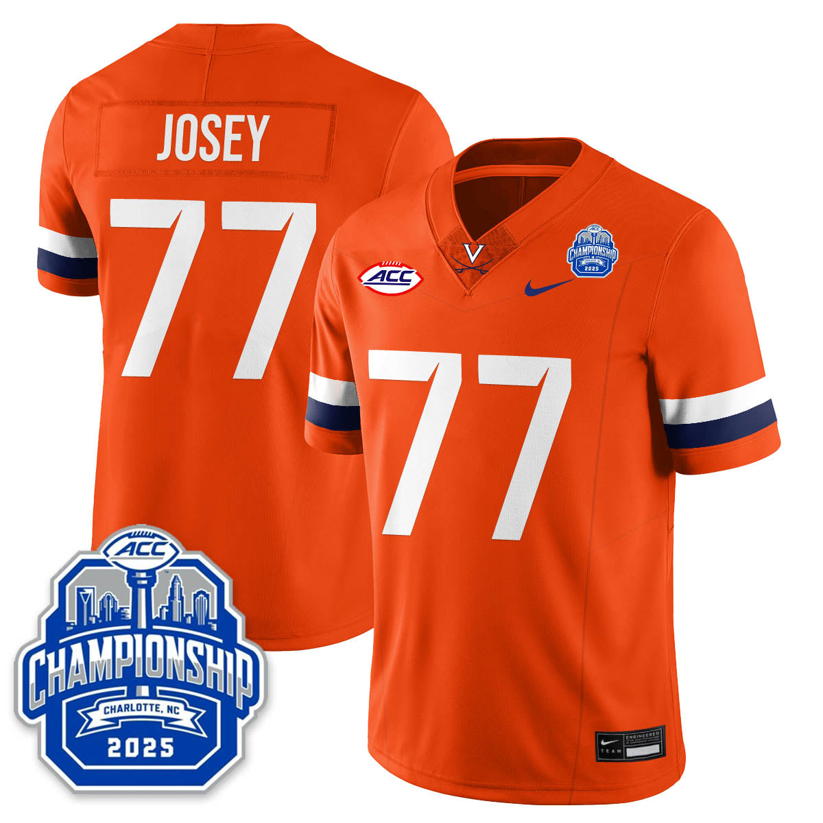 Virginia Football ACC Championship Vapor Limited Jersey - Stitched