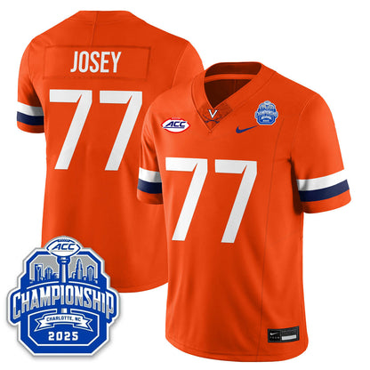 Virginia Football ACC Championship Vapor Limited Jersey - Stitched