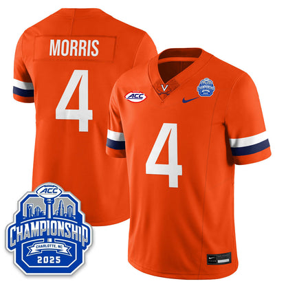 Virginia Football ACC Championship Vapor Limited Jersey - Stitched
