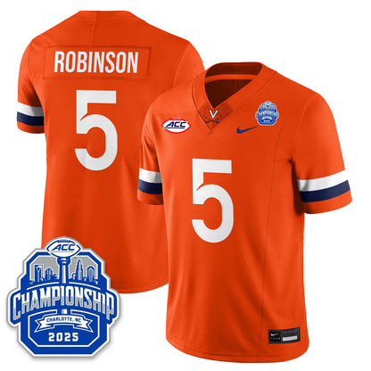 Virginia Football ACC Championship Vapor Limited Jersey - Stitched