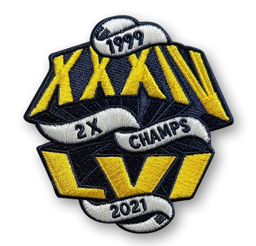 LAR 2-Time Champions Patch Vapor Limited Jersey - Stitched