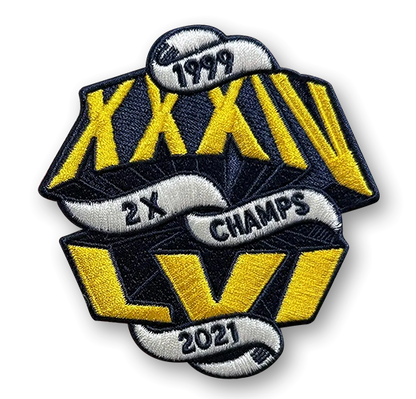 LAR 2-Time Champions Patch Vapor Limited Jersey - Stitched