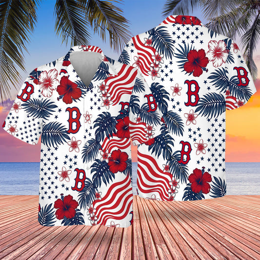 BOS Special Semiquincentennial Hawaiian Design Button Shirt V4-DTD