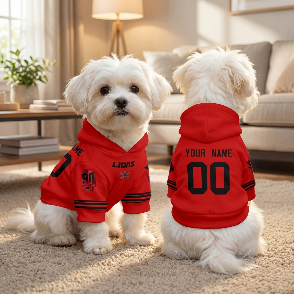 DET Stranger Things Pet Hoodie