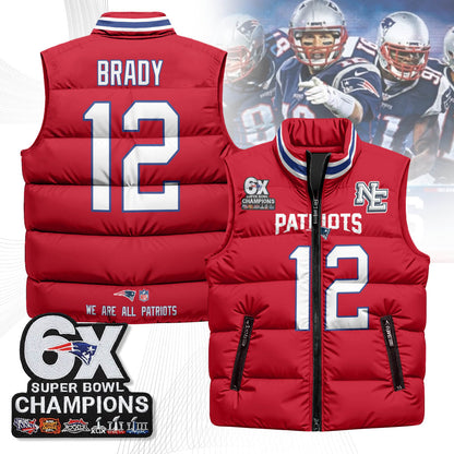 NE 6-Time Champions Unisex Puffer Vest