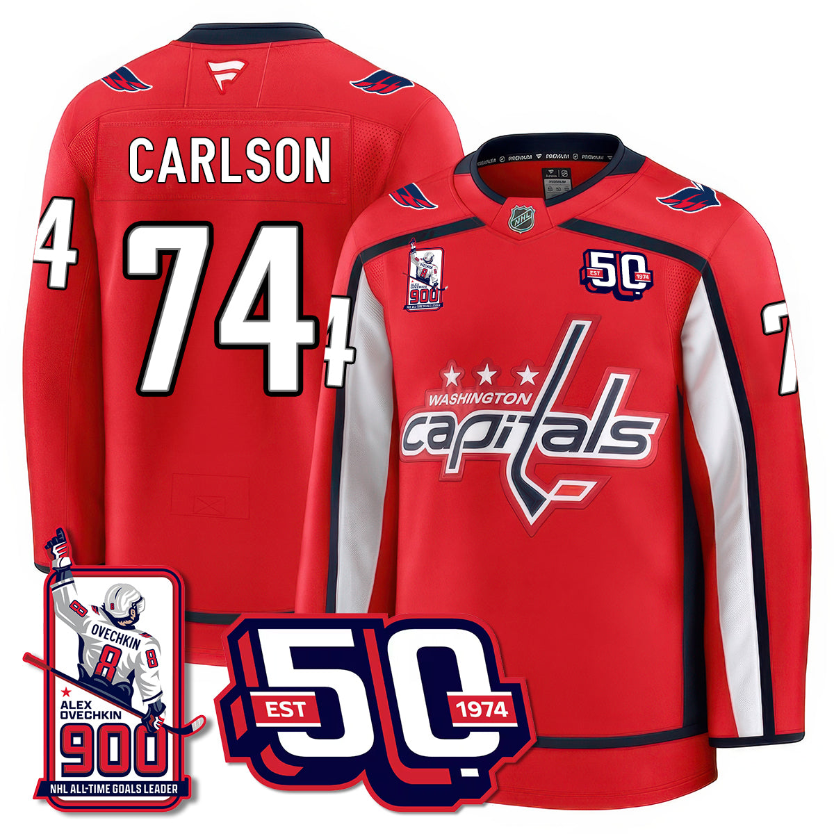 WSH 2025 Premium Jersey - 900 GOALS -  Stitched