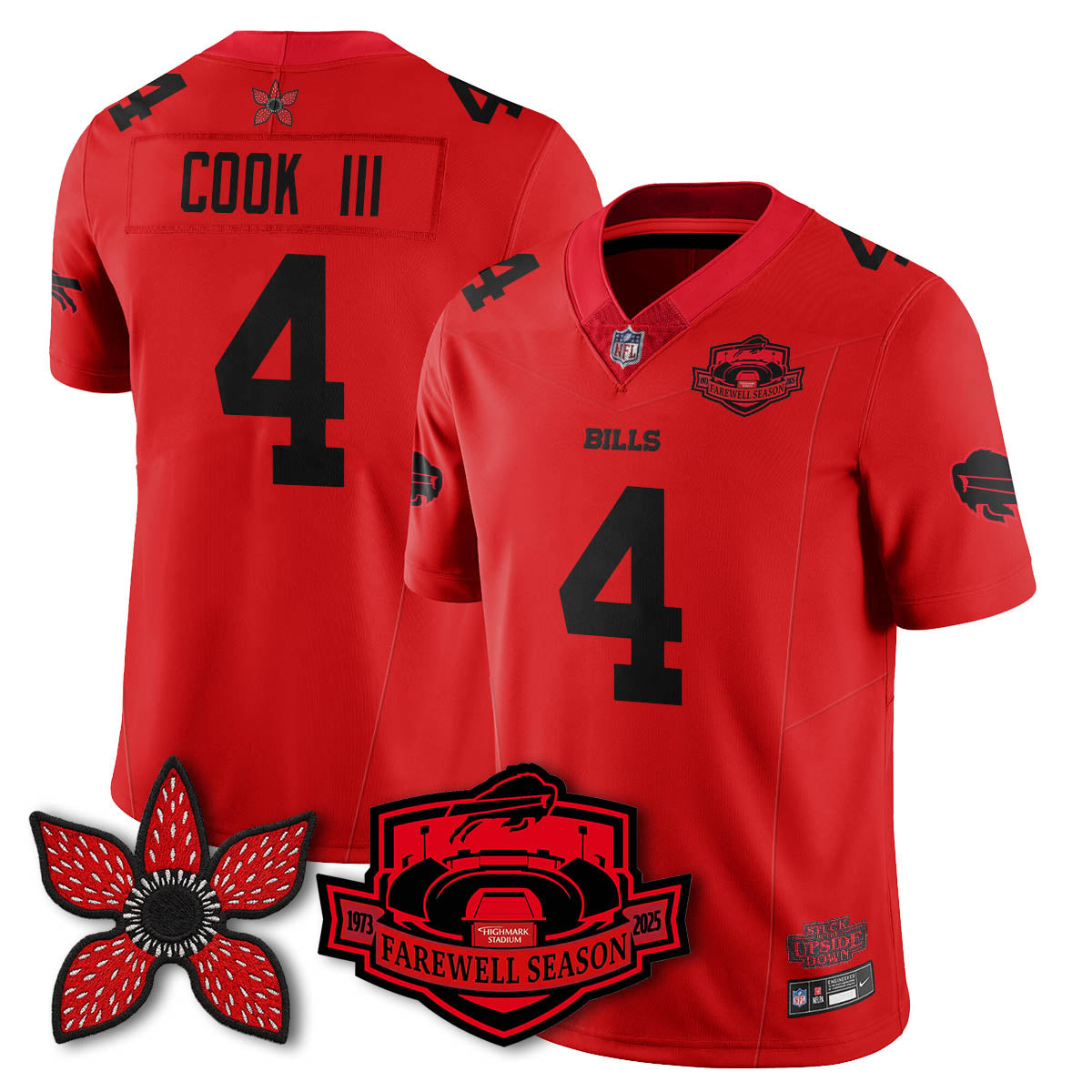 BUF 'Stranger Things Edition' Vapor Limited Jersey - Stitched