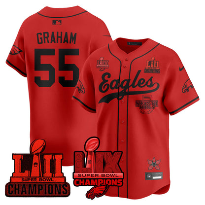 PHI Stranger Things Vapor Limited Baseball Jersey - Stitched