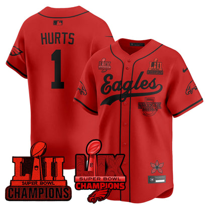 PHI Stranger Things Vapor Limited Baseball Jersey - Stitched