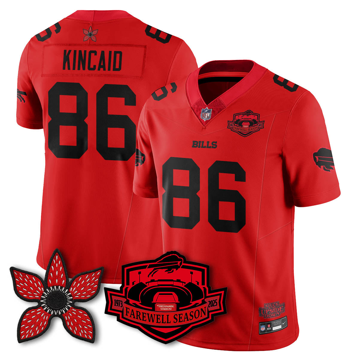 BUF 'Stranger Things Edition' Vapor Limited Jersey - Stitched