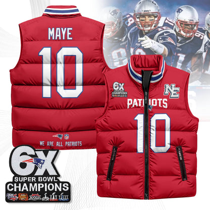 NE 6-Time Champions Unisex Puffer Vest