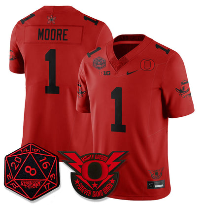 Oregon Ducks Stranger Things Vapor Limited Jersey - All Stitched