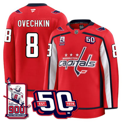 WSH 2025 Premium Jersey - 900 GOALS -  Stitched