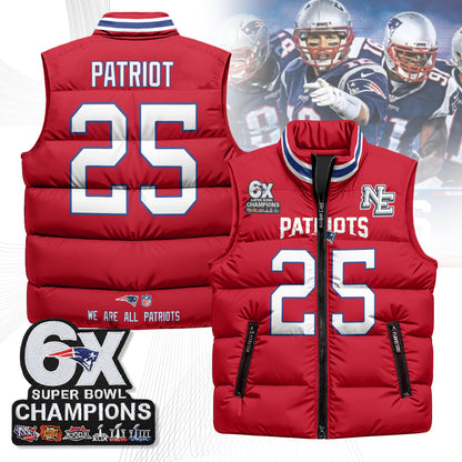 NE 6-Time Champions Unisex Puffer Vest