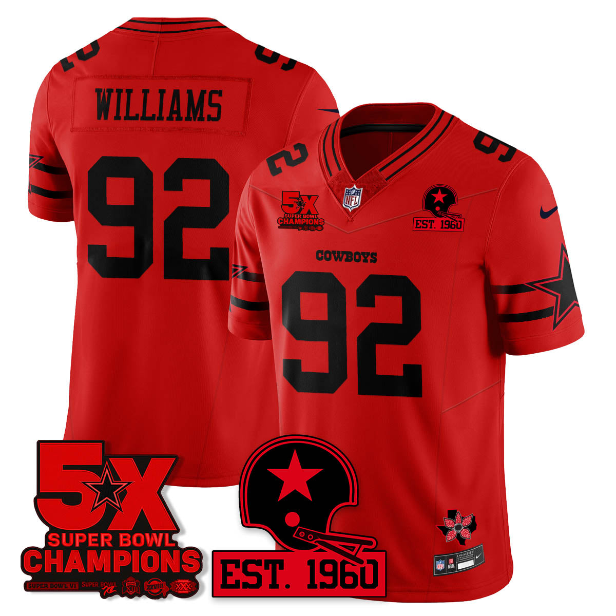 DAL 'Stranger Things Edition' Vapor Limited Jersey - Stitched