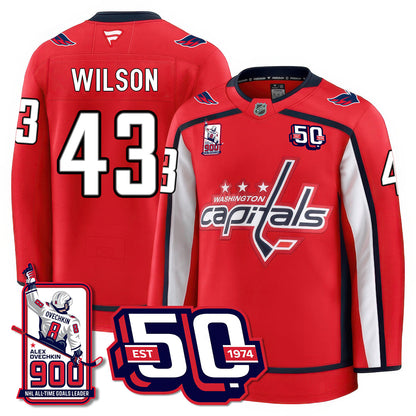 WSH 2025 Premium Jersey - 900 GOALS -  Stitched