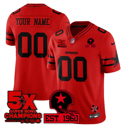 DAL 'Stranger Things Edition' Vapor Limited Custom Jersey - Stitched