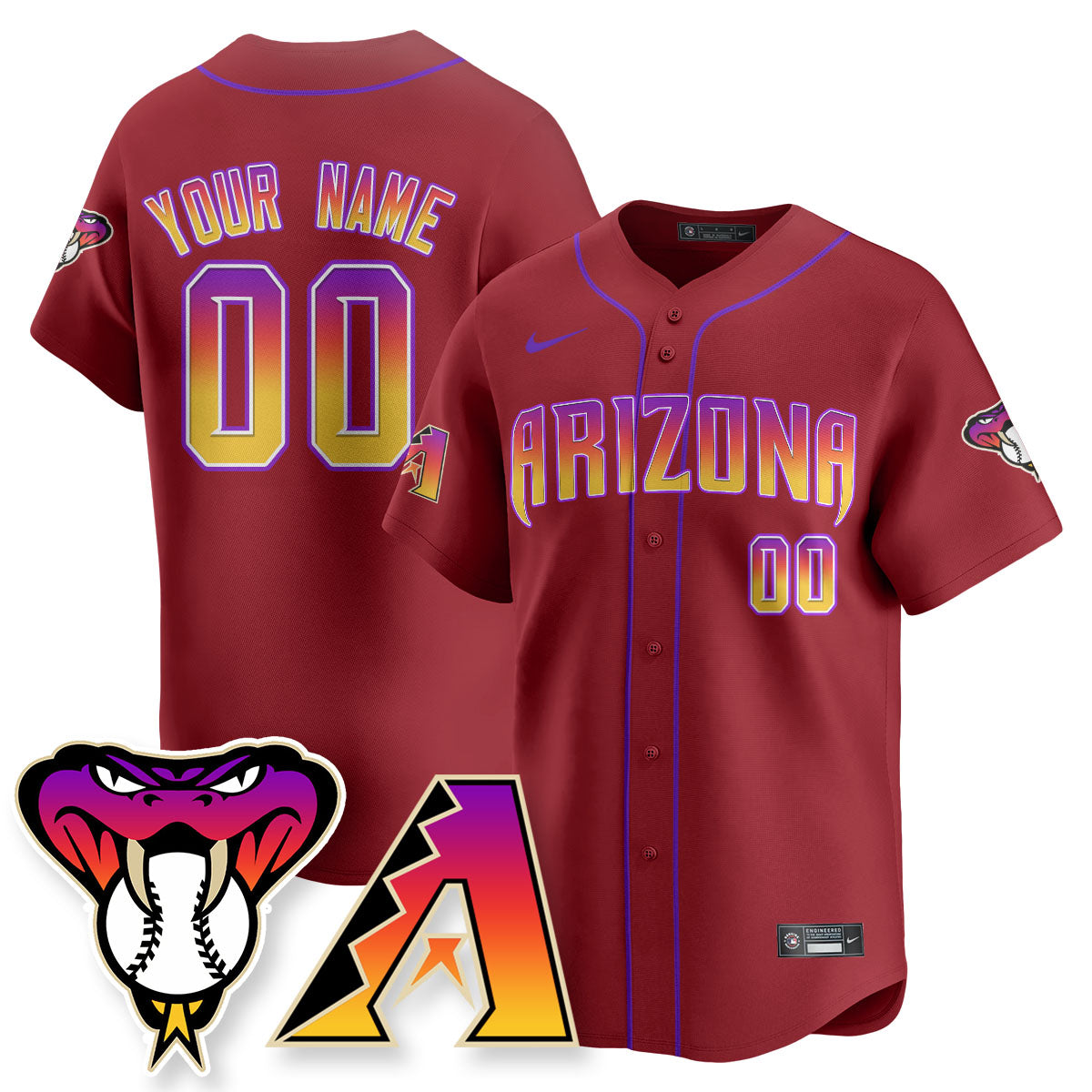 ARI 2025 City Connect Concept Custom Jersey - Stitched