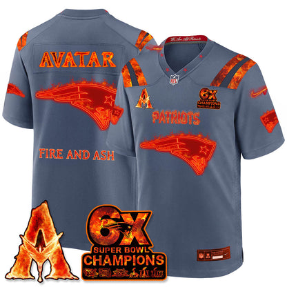 NE x Avatar 3 Fire and Ash Jersey - Stitched