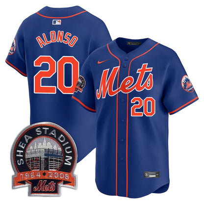NYM Limited Jersey - 2008 Patch - Stitched